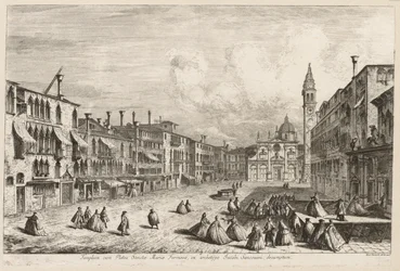 Udsigt over Venedig: S. Maria Formosa, 1741.