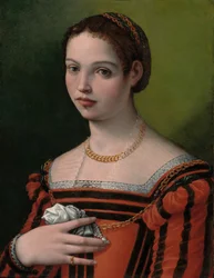Portræt af en dame, 155060.