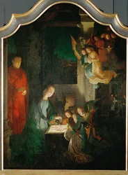 Holy Night (maleri på egetræ)