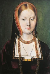Portræt af Katarina af Aragonien, dronning af England