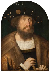 Portræt af den danske Kong Christian II