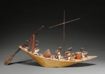 Modelbåd, sent 11. til tidligt 12. dynasti, 2040-1648 f.Kr.