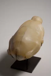 Todelt kar i form af en and (alabaster) (se også 249013-15)