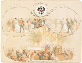 Et bal i den heraldiske sal i vinterpaladset, 1889