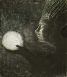 Venskab af Ciurlionis, Mikalojus Konstantinas (1875-1911). Pastel på papir, størrelse: 73,4x63,5