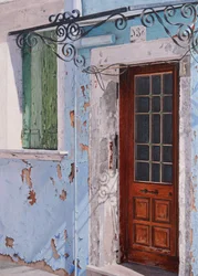 Burano light (olie på panel)