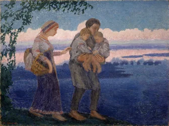 Aftenhjemkomst, 1906