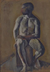 Portræt af Kirill Zdanevich 1892-1969, 1910