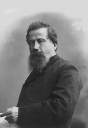 Portræt af komponisten Amilcare Ponchielli 1834-1886.