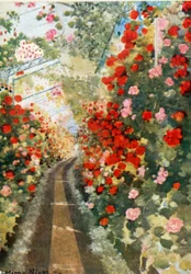 Den overdækkede vej til kapellet, Laeken