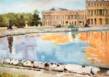 Slottets nordfløj, fra Parterre D