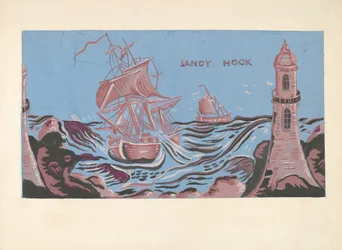 Bandbox, ca. 1938 (akvarel)