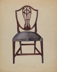 Chair, ca. 1936 (akvarel og gouache på papir)