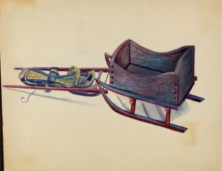 Legetøjsslæde, ca. 1936.