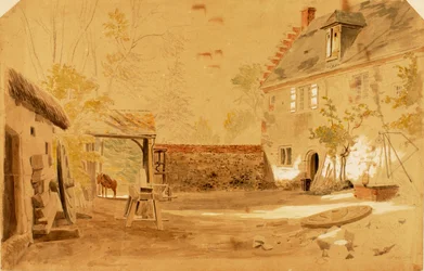 Det gamle kloster St. Valery, Frankrig