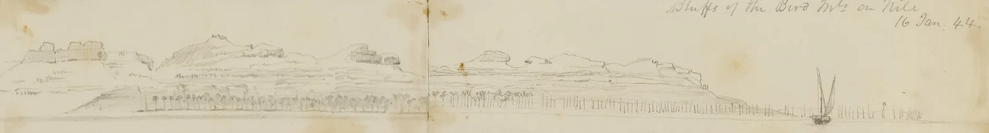 Biro-bjergenes klipper ved Nilen