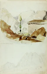 Elias-klosteret, Sinai-bjerget, 1844.