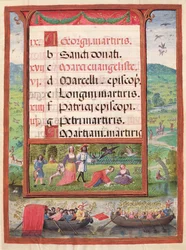 Lutesang i efteråret, 1554 (blæk og farve på papir)