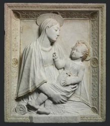 Madonna og barn, i 1461.