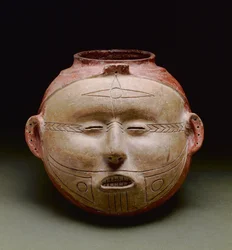 Menneskelig billedbeholder, sen Mississippian periode, 1300-1500 (keramik)