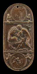 Hercules and the Nemean Lion, slutningen af det 15. - begyndelsen af det 16. århundrede.