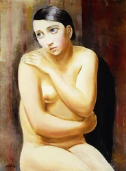 Nøgen kvinde sidder; Femme Nue Assise