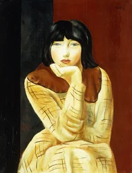 Ung kvinde sidder; Jeune Femme Assise