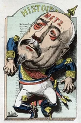 Portræt i fuld længde af Francois Achille Bazaine (Francois-Achille