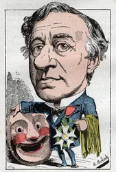 Portræt af Francois Jules Edmond Got (1822 - 1901) fransk skuespiller