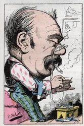 Portræt af Jules Gabriel Celibataire bemærkelsesværdig fransk fra det 19. århundrede.