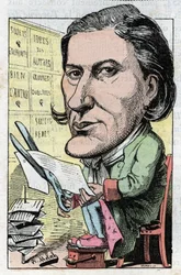 Portræt af victorianske Sardou (1831-1908), fransk dramatiker