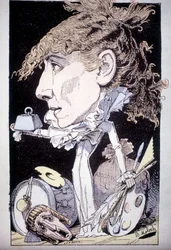 Tegneserie af Henriette Rosine Bernard aka Sarah Bernhardt