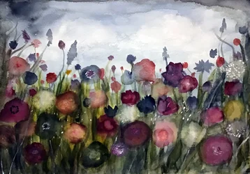 Drømmende blomstereng