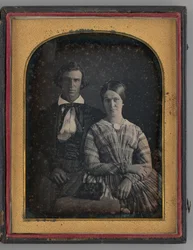 Uden titel Portræt af en mand og kvinde, 1845.