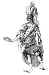 Kostume fra det franske teater, 1885.
