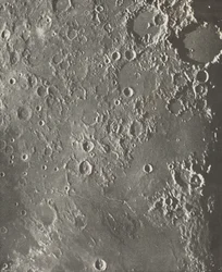 Photographie Lunaire Albategnius - Triesnecker - Manilius,1903 (foto)