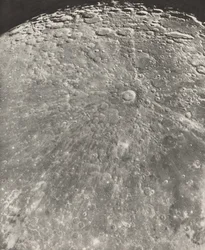 Månefotografi Tychos udstråling - opgangsfase, 1899 (foto)