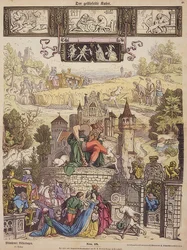 Den bestøvlede kat (Münchens billedark nr. 48), 1850