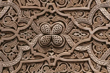 Kasbah of Thamiel glaoui, stuk, detalje (keramik)