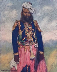 A Retainer from Rajgargh, 1903dani