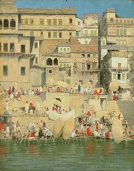 Benares, blå er himlen