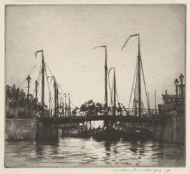 Bridge, Rotterdam (Chioggia: Fiskerbåde)