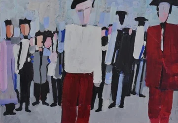 Samling af moderne figurer
