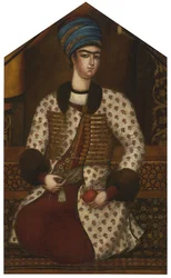 Portræt af Rustam Khan Zand
