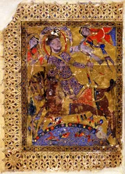 Illustration fra Kitab al-aghani Book of Songs