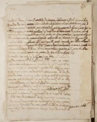Portefølje med tegninger af Mutio Oddi af Urbino og andre, p120, ca. 1635-40 (pen og blæk på papir i indbundet bind)