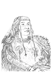 Portræt af en indianermand, 1841.