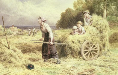 Haytime, ca. 1860 (akvarel og kropsfarve på papir)