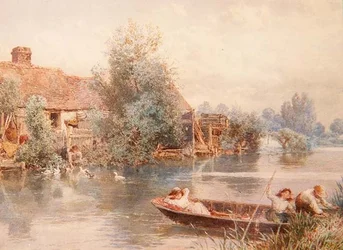 Messing About on the River (akvarel)