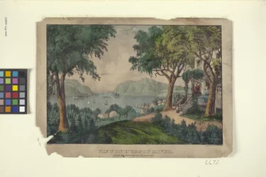 Udsigt over Hudson River, fra Ruggle